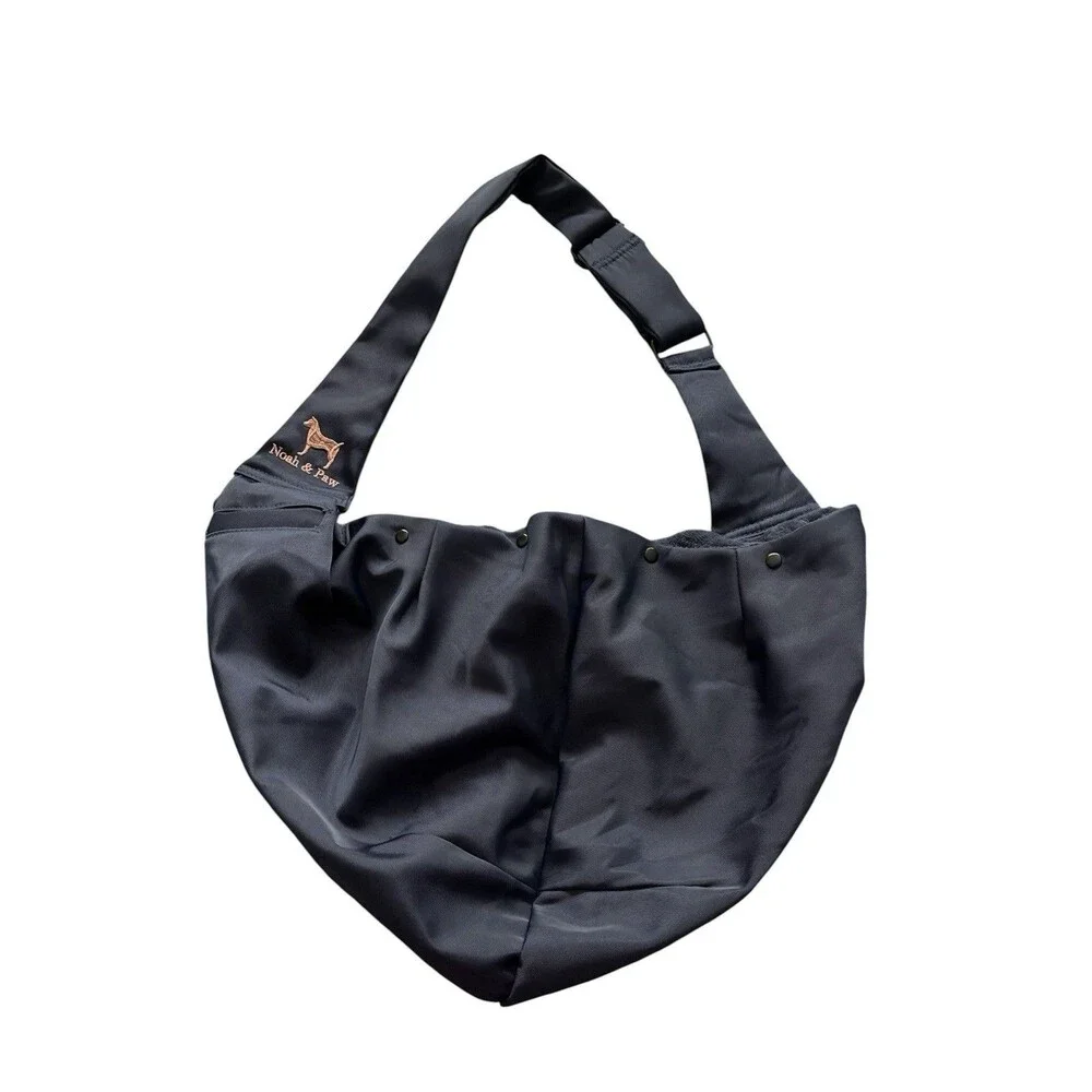 Noah & Paw Dog Sling Tote Carrier Adjustable Strap Polyester Foam Small Dogs S/M